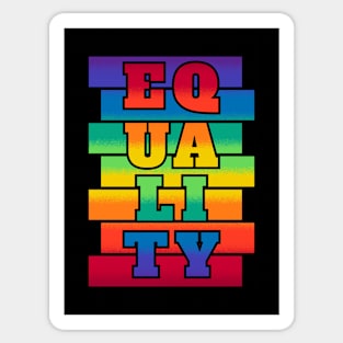 EQUALITY - LGBTQ Sticker